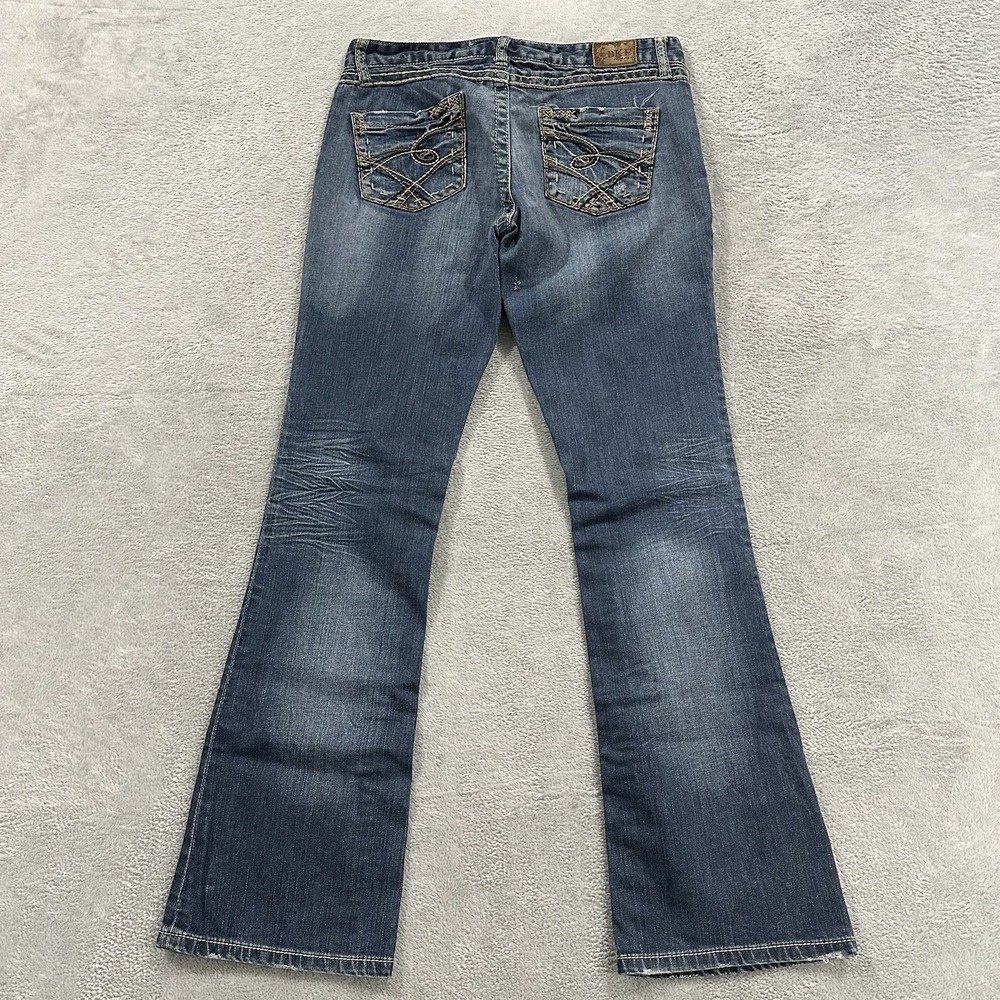 BKE Sabrina Bootcut Jeans Women 28 x 31 Blue Mid Rise Blue Western Y2K Vtg